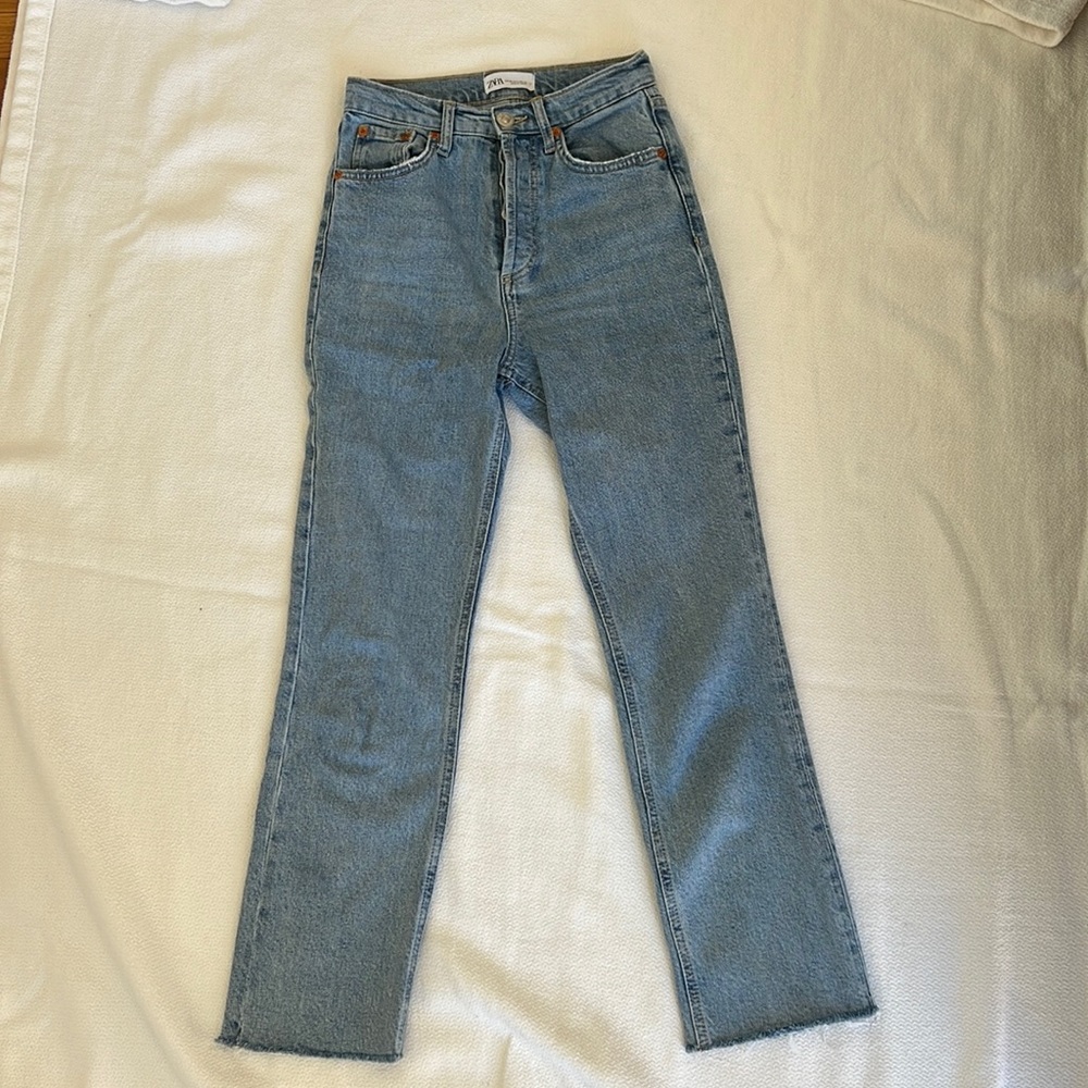 Zara Jeans cropped flare